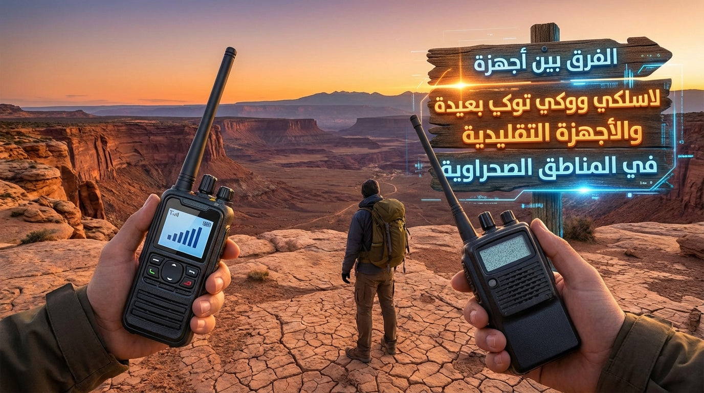 The difference between long-range walkie-talkies and traditional devices in desert areas