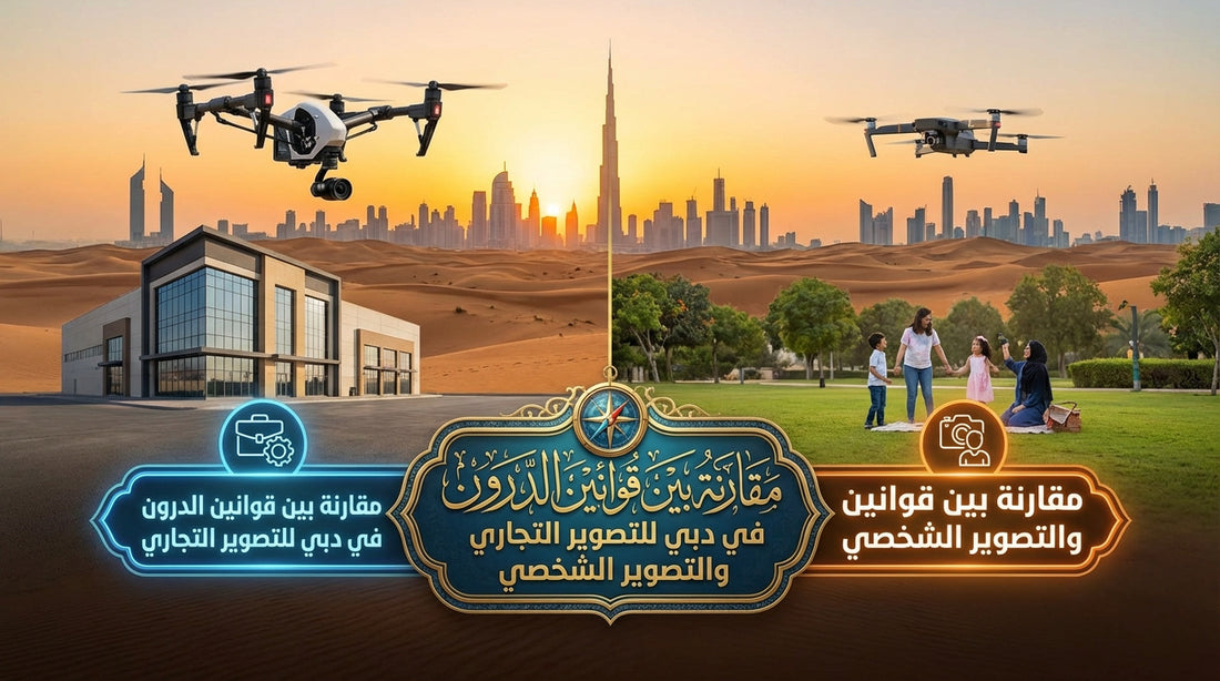 Comparison of Drone Regulations in Dubai for Commercial and Personal Photography