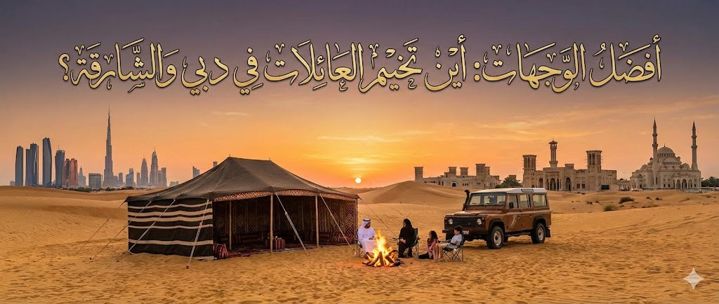 أفضل الوجهات: أين تخيم العائلات في دبي والشارقة؟