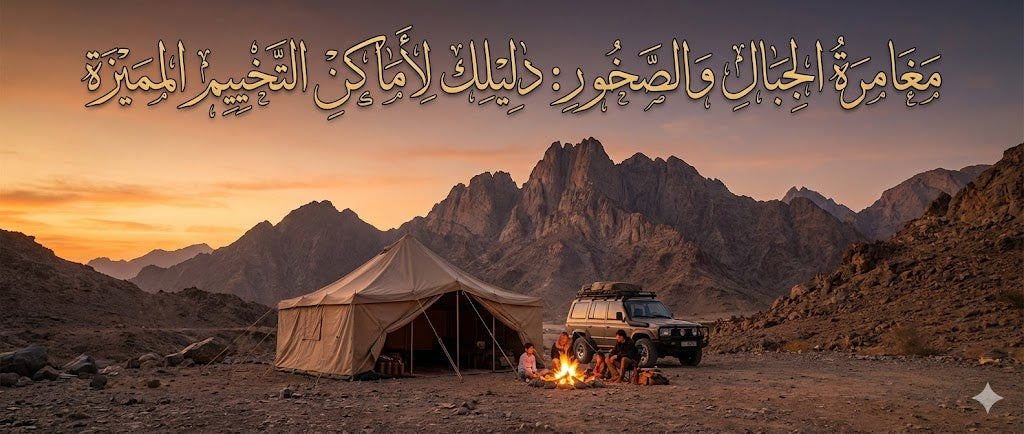 مغامرة الجبال والصخور: دليلك لأماكن التخييم المميزة