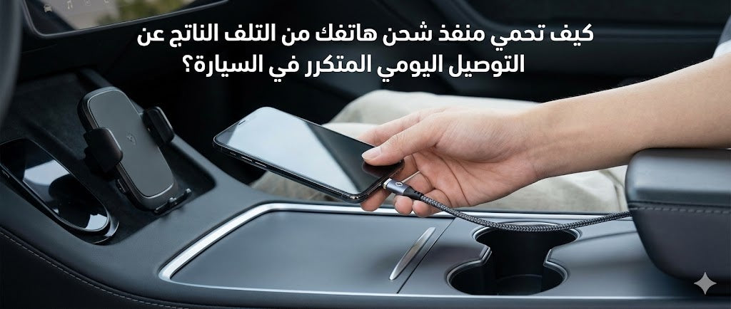 How to protect your phone's charging port from damage caused by frequent daily connection in the car?