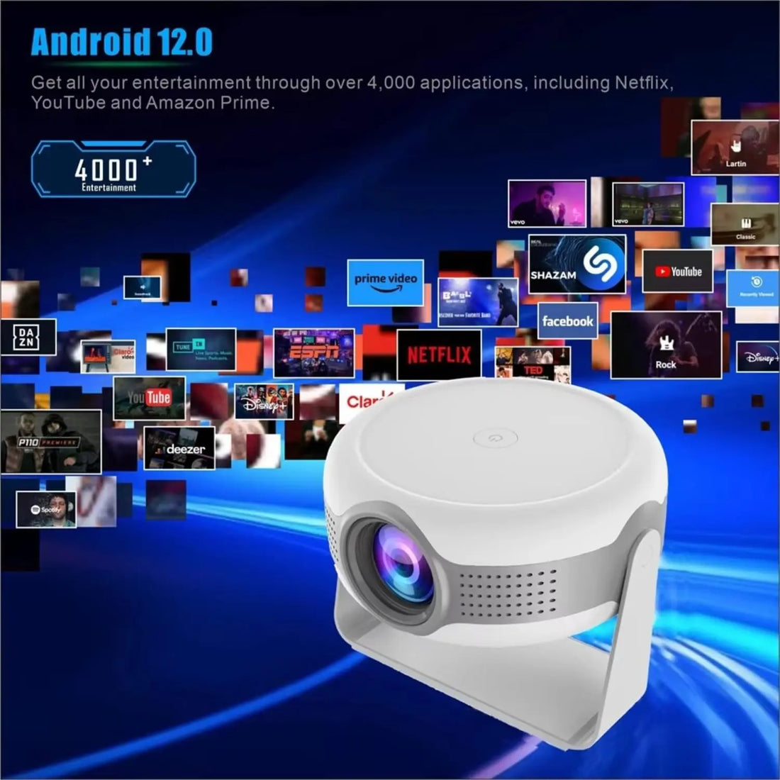 See the Stunning 4K Smart Projector