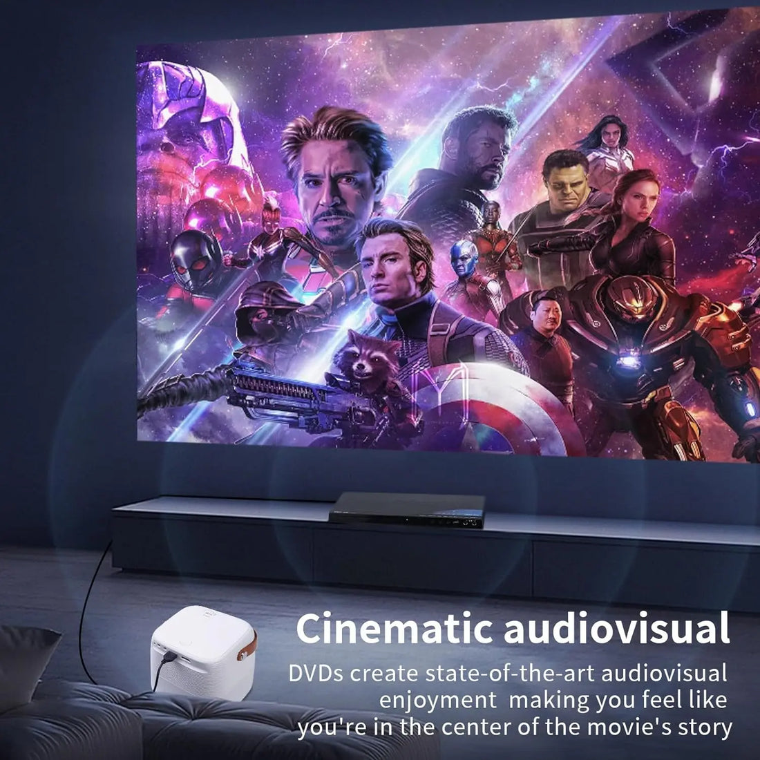 Immerse Yourself in Cinematic Experience With Portable Projector