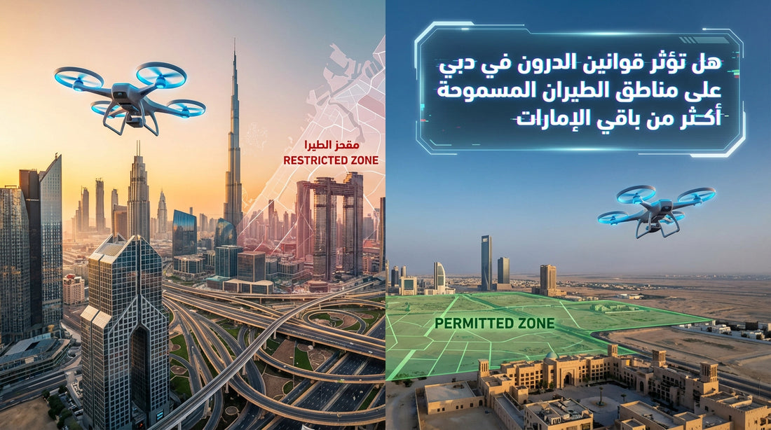 Do drone laws in Dubai affect permitted flying areas more than in the rest of the Emirates?