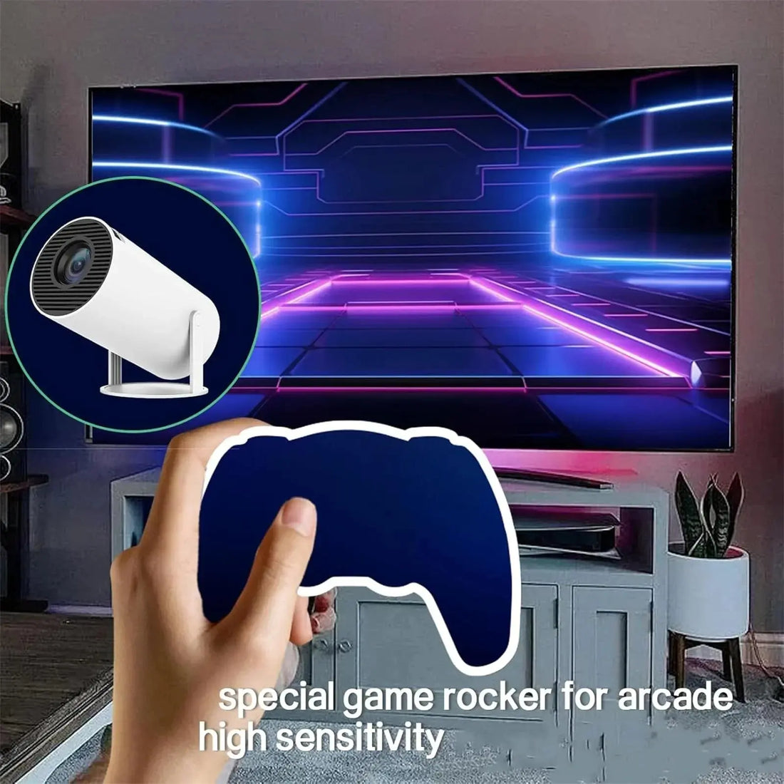 Arcade Vision Projector Elevates Home Theater, Gaming