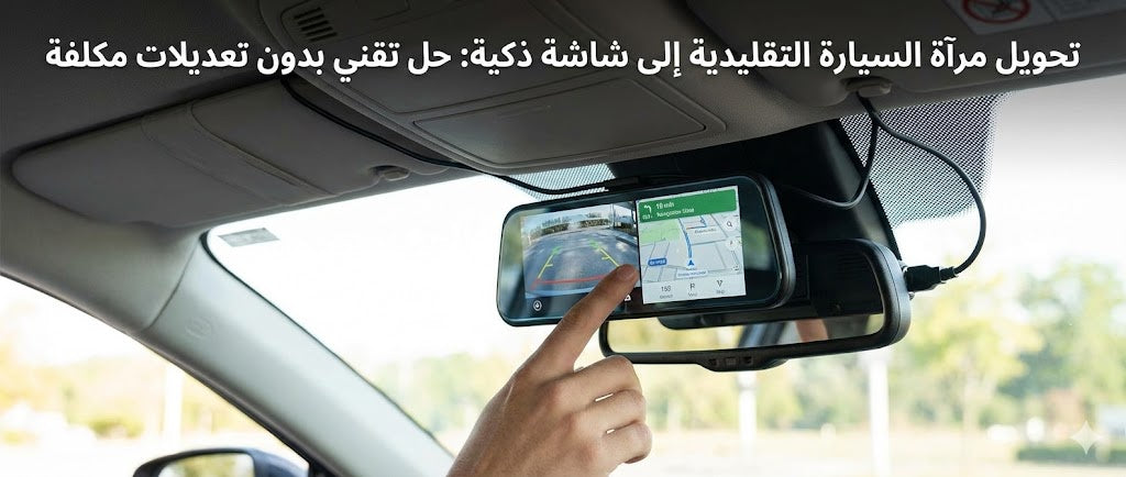Transforming a Traditional Car Mirror into a Smart Screen: A Technical Solution without Costly Modifications