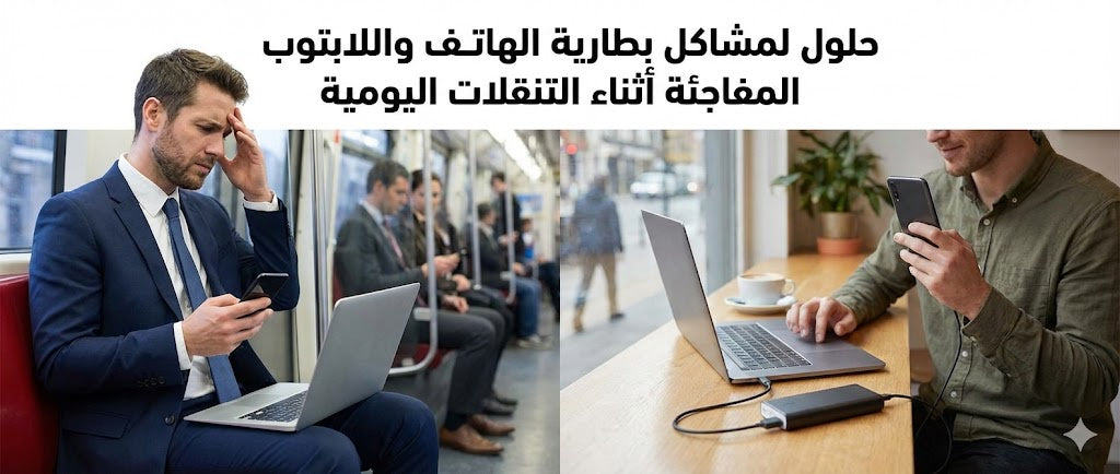 Solutions for Sudden Phone and Laptop Battery Problems During Daily Commutes