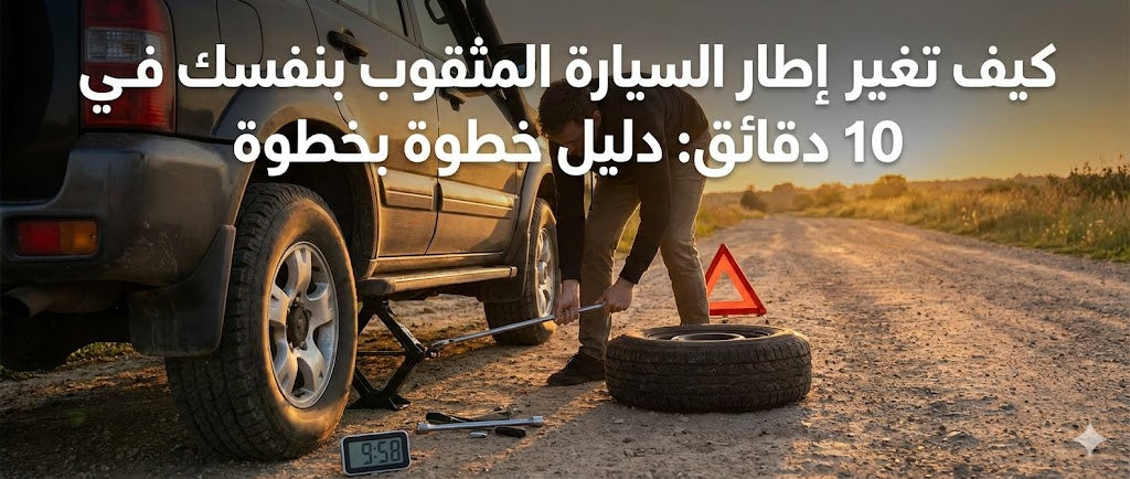 كيف تغير إطار السيارة المثقوب بنفسك في 10 دقائق: دليل خطوة بخطوة