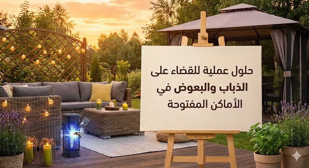 حلول عملية للقضاء على الذباب والبعوض في الأماكن المفتوحة