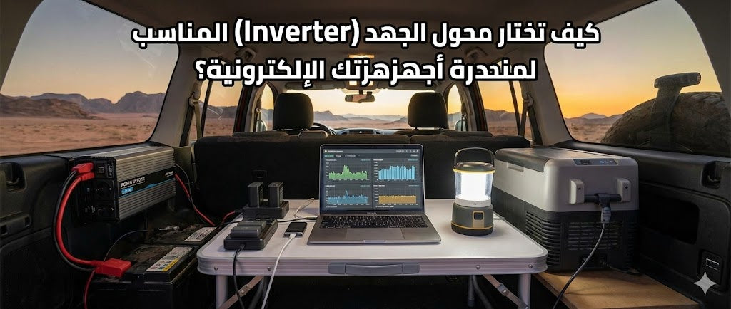 كيف تختار محول الجهد (Inverter) المناسب لقدرة أجهزتك الإلكترونية؟