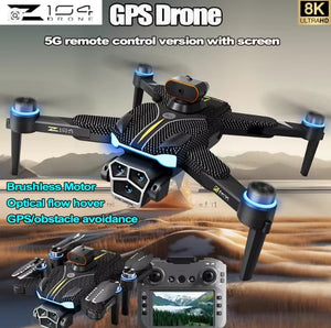 Z104 Pro GPS Drone  4K Dual HD