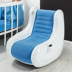 Inflatable Sofa, Air Deck Chair, Waterproof Surface, Non-Slip Underside, Small and Easy to Store (96 x 65 x 86 cm)