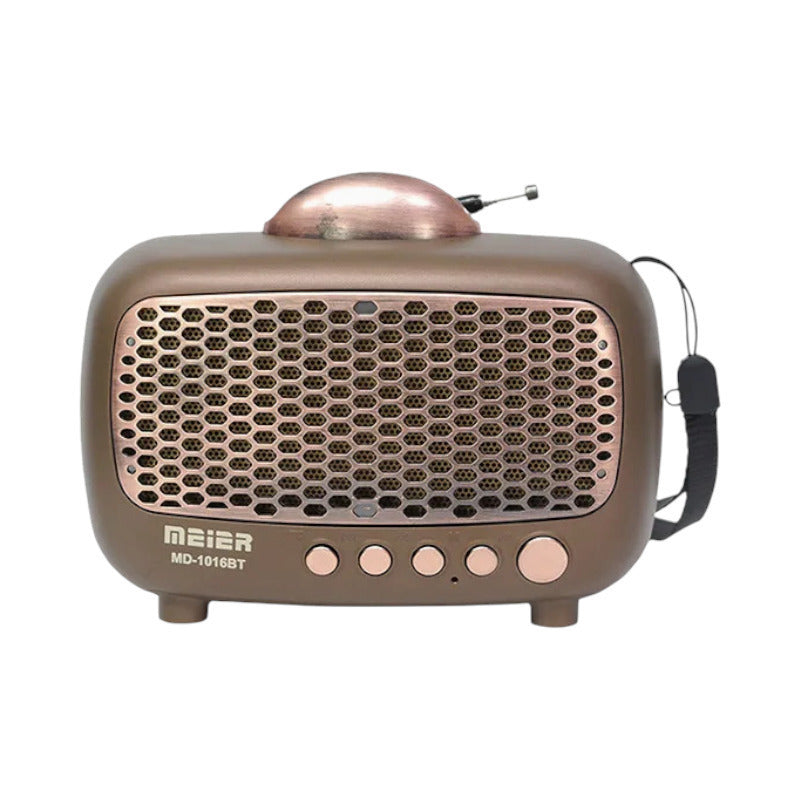 MD1016BT Retro Tabletop Radio Rechargeable with Bluetooth and