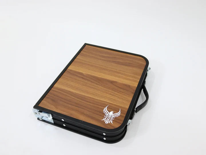 طاولة تخييم خشبية قابلة للطي مع شبكة من ALHOR