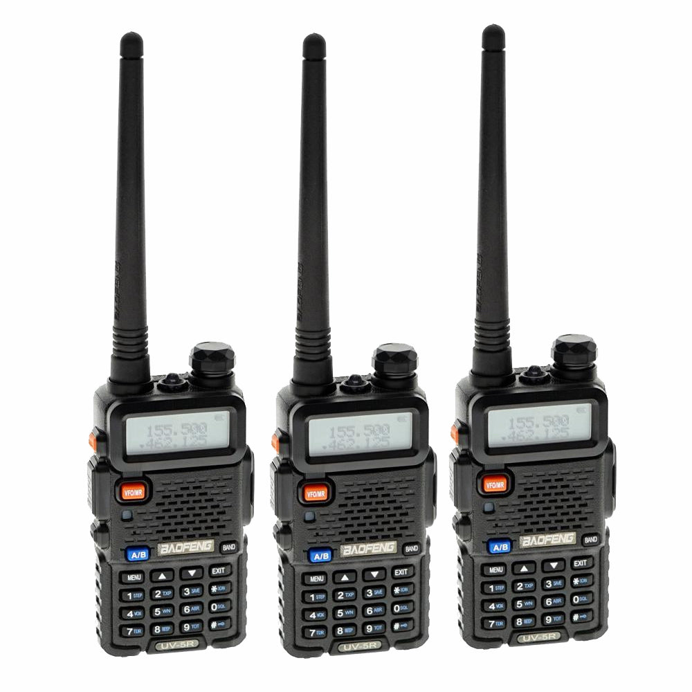 جهاز لاسلكي UV-5R محمول – مدى تغطية يصل إلى 8 كم، مزود بـ 128 قناة، مقاوم للماء IPX4