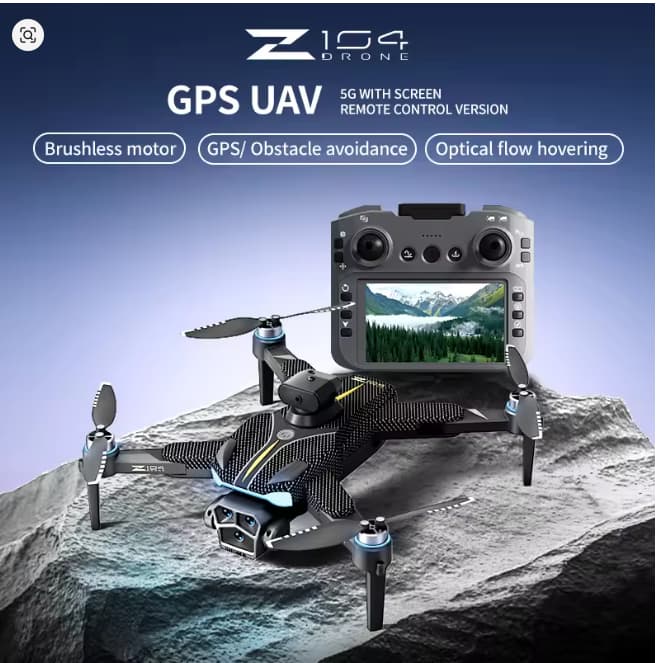 Z104 Pro GPS Drone  4K Dual HD