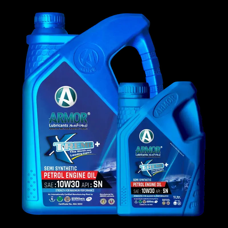 "Armor Synthetic Petrol Engine Oil for Longer Engine Life"