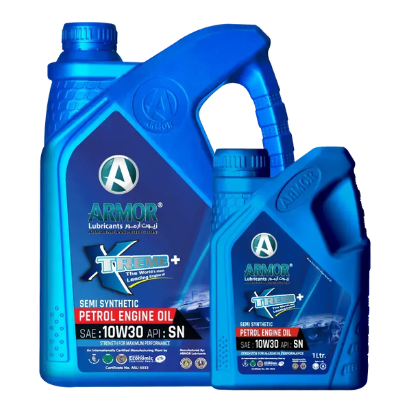 "Armor Synthetic Petrol Engine Oil for Longer Engine Life"