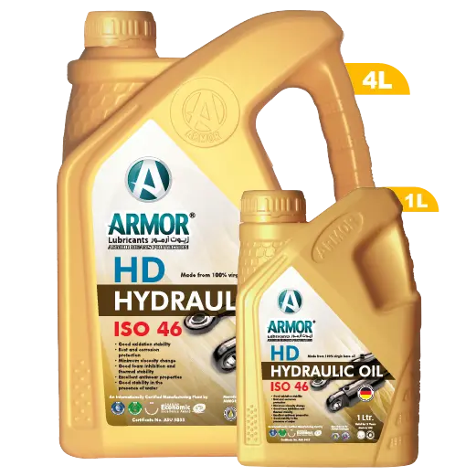 "1 Liter Hydraulic oil iso 46 for industrial application from Armor Store"