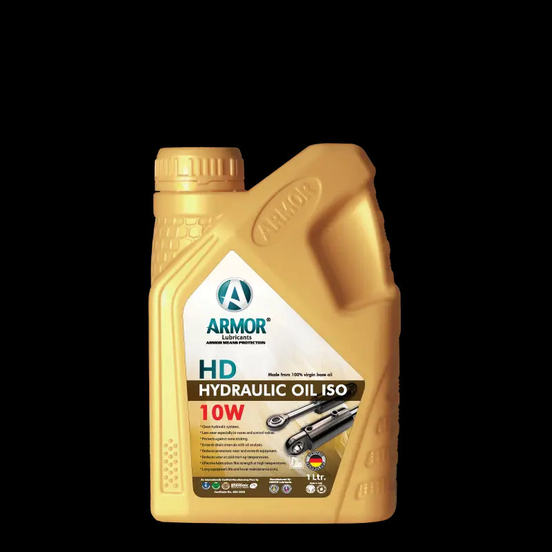 "1 Liter Hydraulic oil iso 10W for industrial application from Armor Store"