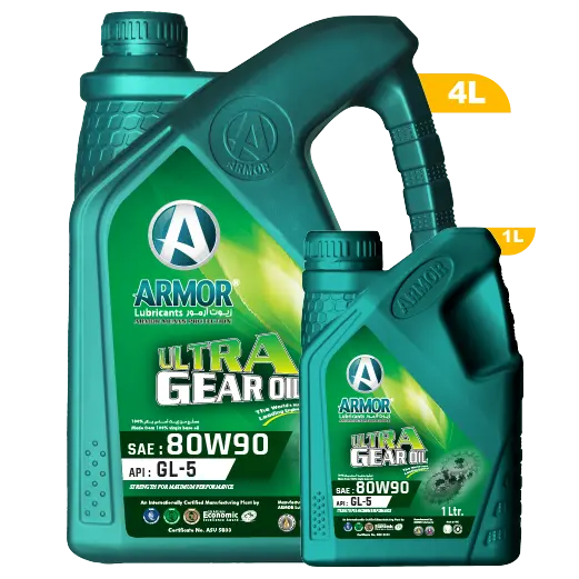 "Armor Store 4 Liter Gl-5 80W-90 Gear Oil for Smooth Gear Changes"