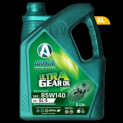 "Armor Store 5 Liter Gl-5 85W-140 Gear Oil for Smooth Gear Changes"