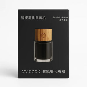 موزع هواء للسيارة بسعة 160 مل ووظيفة إضاءة ليلية، موزع هواء صغير للسيارة - أسود