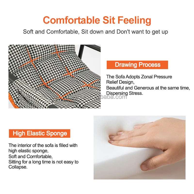 "Modern Living Room Chairs Folding Lazy Sofa Relaxing Bedroom Recliner Leisure Swing Rocking Chair 1 years warranty"