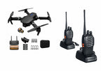 "Maizic Smarthome Walkie Talkie 5Km Long Range Two-Way Portable + E88 Drone with HD Dual Camera 3"