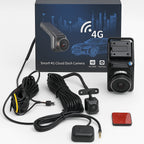 "Smart 4G Car Dash Camera – Intelligent Protection &amp; Live Monitoring 24/7"