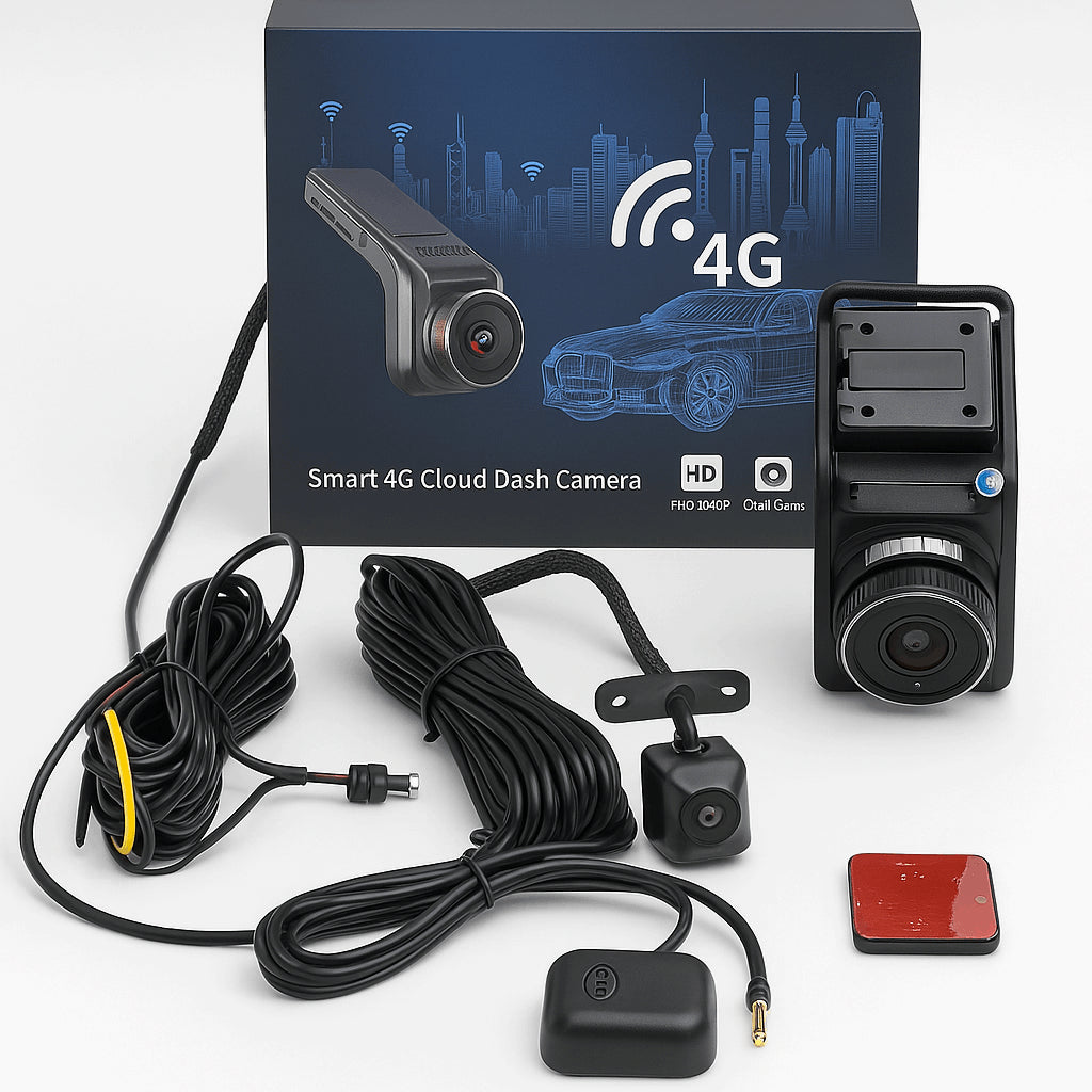 "Smart 4G Car Dash Camera – Intelligent Protection &amp; Live Monitoring 24/7"