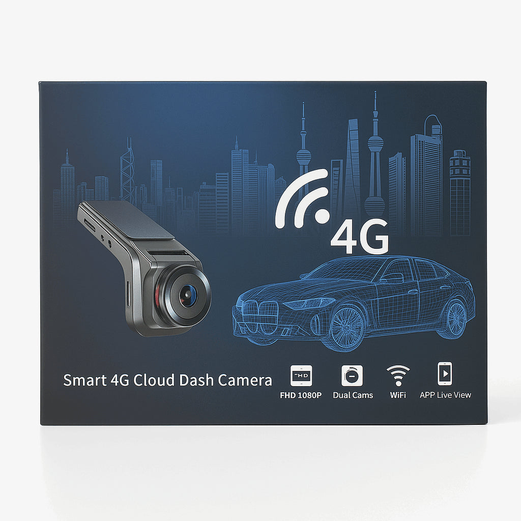 "Smart 4G Car Dash Camera – Intelligent Protection &amp; Live Monitoring 24/7"