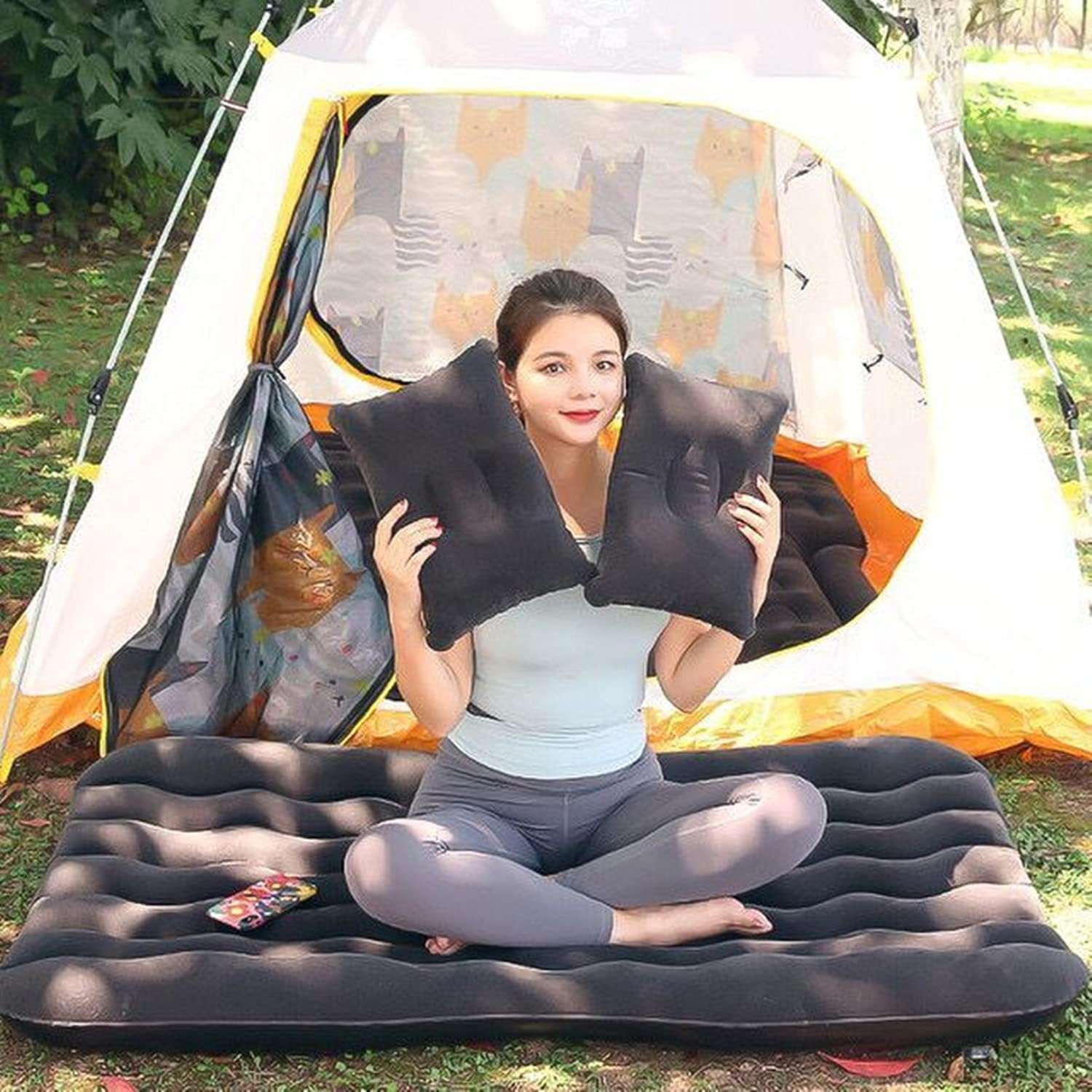 "Inflatable Car Mattress – Travel Comfort Anywhere"