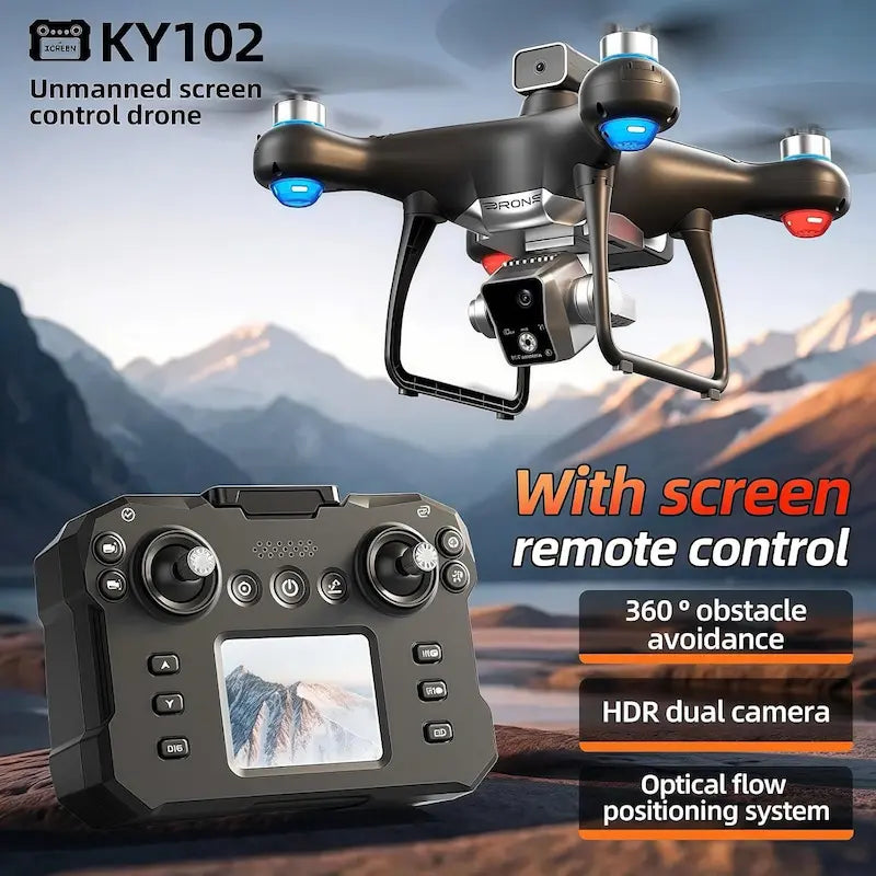 طائرة درون KY102 كاميرا بدقة 4K ونظام GPS