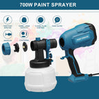 WIBENTL Paint Sprayer 700W HVLP Spray Gun with
