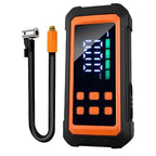 Portable Car Battery Jump Starter Air Compressor Black Orange