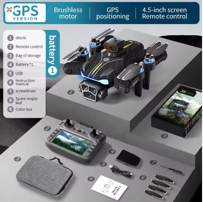 Z104 Pro GPS Drone  4K Dual HD