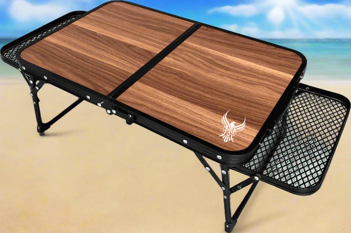 طاولة نزهة خشبية مدمجة من ALHOR مع شبكة جانبية