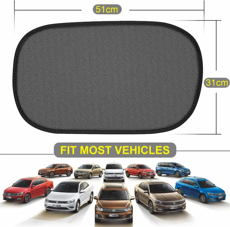 LSTRAGY 2 Pcs Car Window Shades for Baby22x14