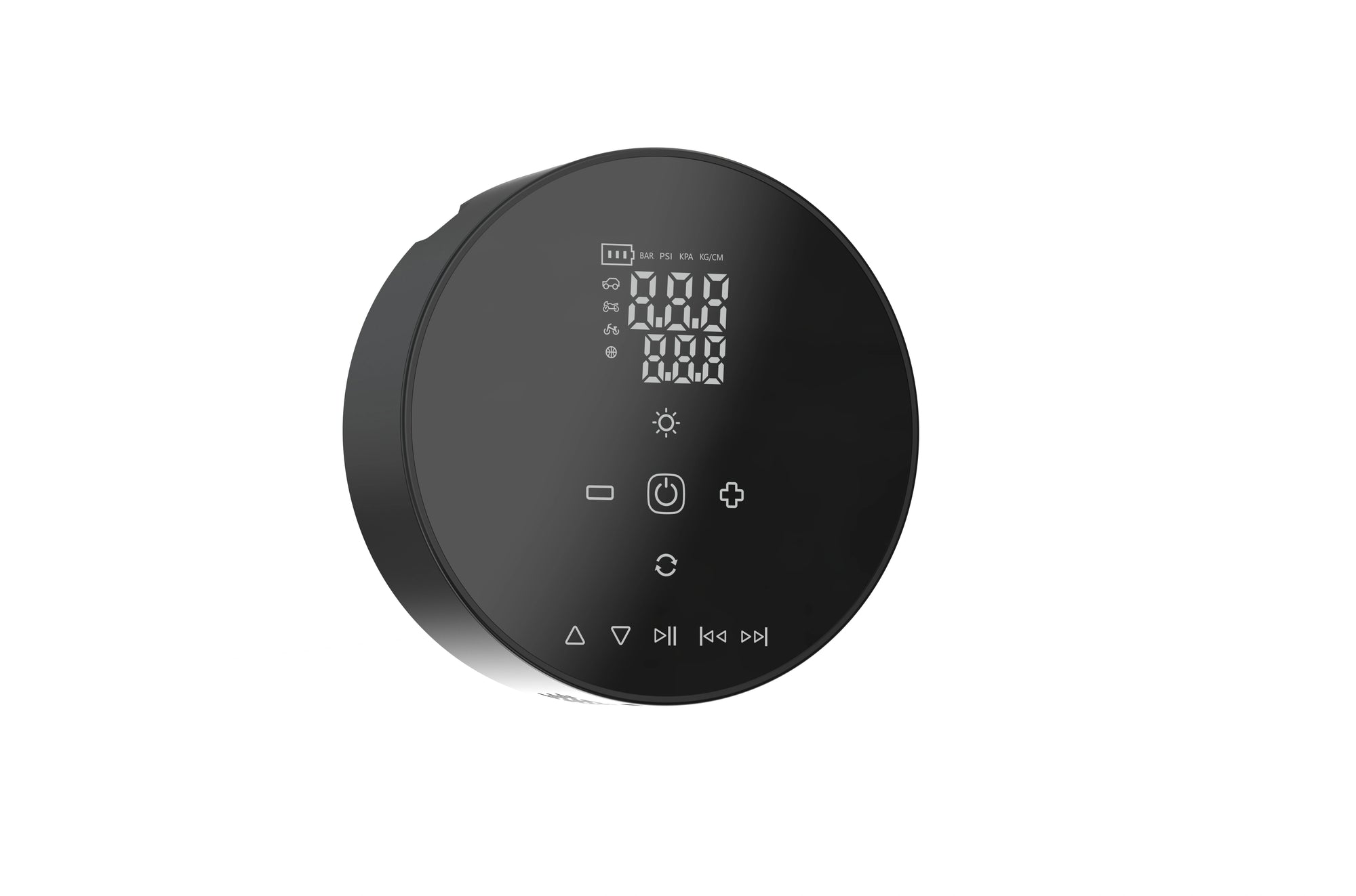 منفاخ هواء بلوتوث HF-902B 150 رطل لكل بوصة مربعة مع شاحن متنقل وموسيقى | 90 واط 11.1 فولت تيار مستمر | ينفخ إطار السيارة/SUV في 7 دقائق