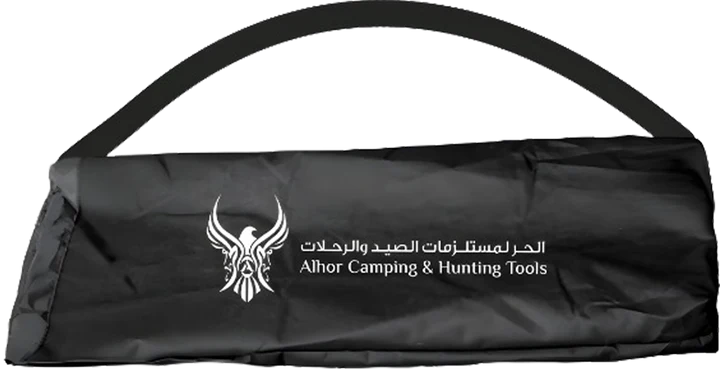 طاولة الحور قابلة للطي والارتفاع مقاس 120×55×50-95 سم