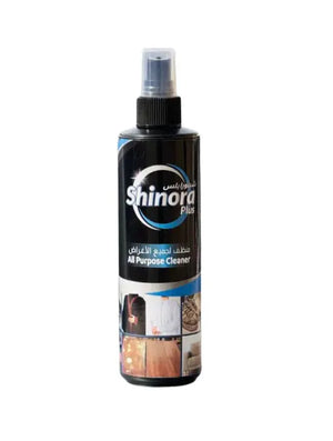 Shinora Plus all-purpose cleaner spray bottle on a white background