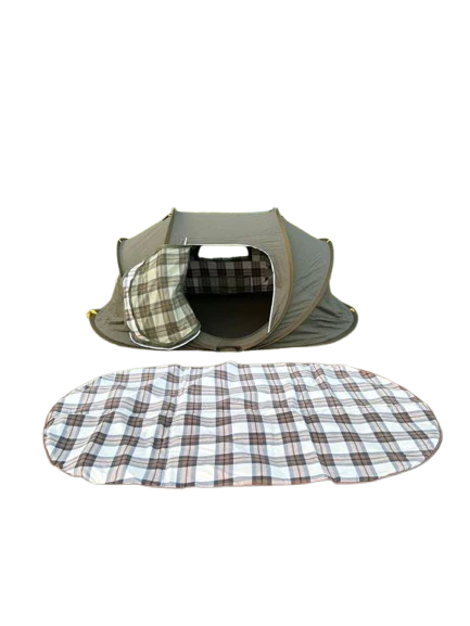 AL KHATM TENT COLOR OLIVE & BEIGE SIZE 240*140*114 cm