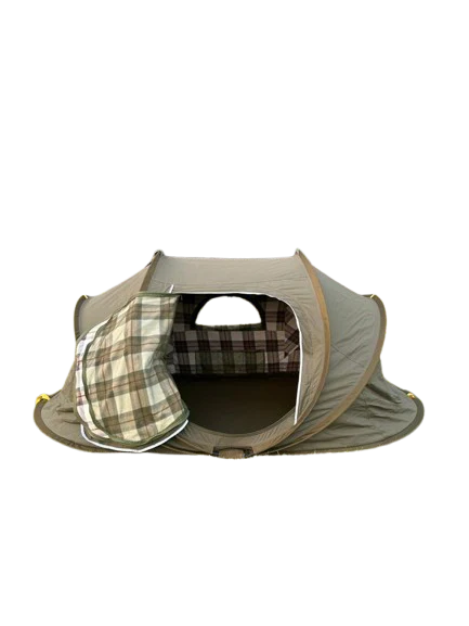 AL KHATM TENT COLOR OLIVE & BEIGE SIZE 240*140*114 cm