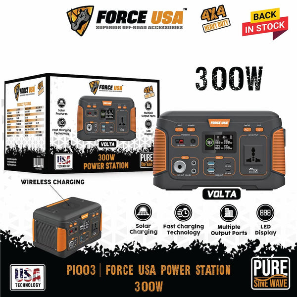 محطة طاقة محمولة Force USA - 300 واط 