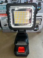 W8128 Series Work Lights – 6500-15000mAh Battery, 4-Level Brightness & Tool-Free Rotation