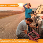 Car Scissor Jack 1.5, 3 Ton Car Jack