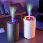 Mini Humidifier, USB Personal Desktop Humidifier for RV, Office, Bedroom etc. Auto Shut-Off, 2 Mist Modes, Super Quiet (White)