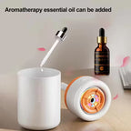 Mini Humidifier, USB Personal Desktop Humidifier for RV, Office, Bedroom etc. Auto Shut-Off, 2 Mist Modes, Super Quiet (White)
