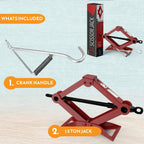 Car Scissor Jack 1.5, 3 Ton Car Jack